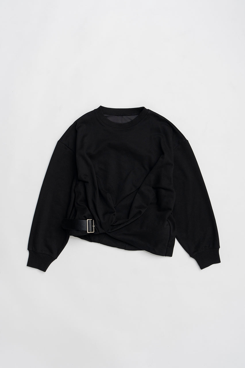 Twisted Belted Sweatshirt - 2026 SPRING