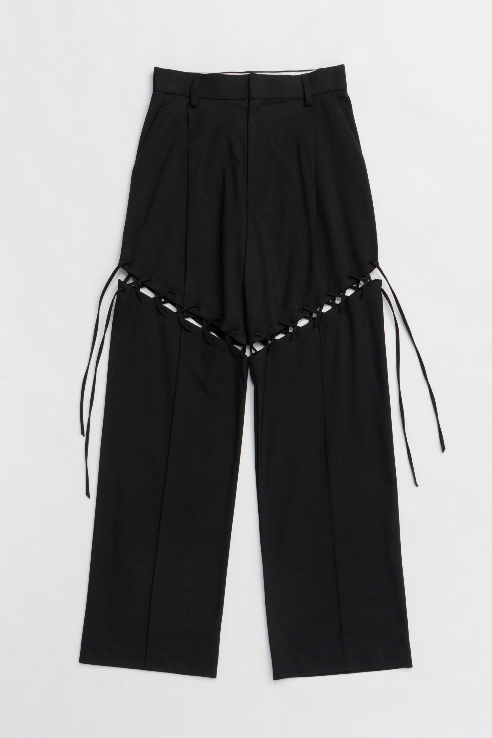 【25 SPRING PRE ORDER】Lace-Up Tailored Pants