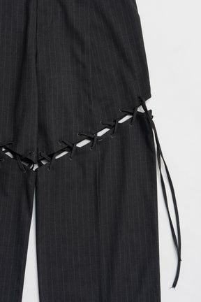 【25 SPRING PRE ORDER】Lace-Up Tailored Pants