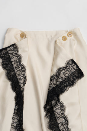 Square Pattern Skirt OP - 2026 SPRING