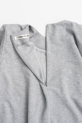 Shoulder Pad Asymmetrical Cape T-Shirt