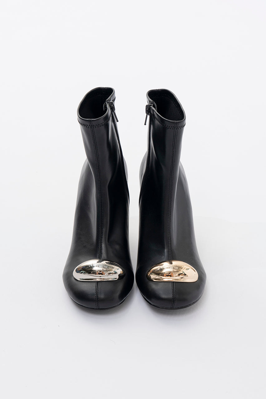 Metal Heel Stretch Short Boots - 2025 WINTER