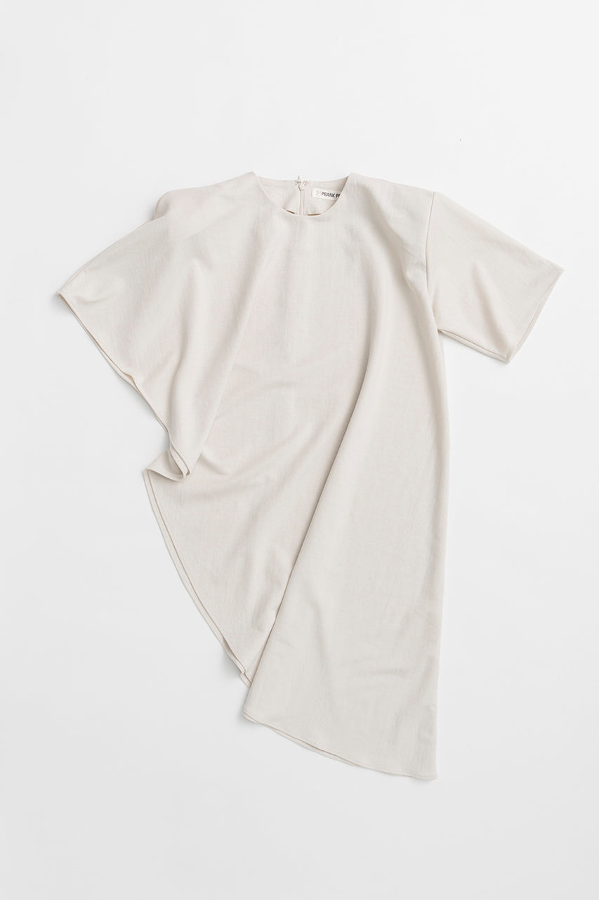 Shoulder Pad Asymmetrical Cape T-Shirt