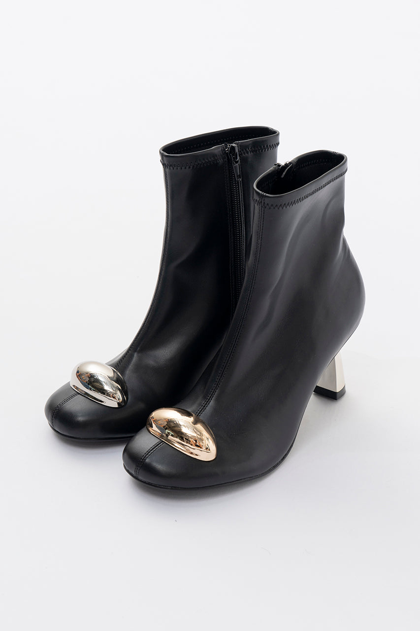 Metal Heel Stretch Short Boots - 2025 WINTER