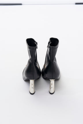 Metal Heel Stretch Short Boots - 2025 WINTER