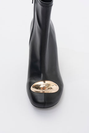 Metal Heel Stretch Short Boots - 2025 WINTER