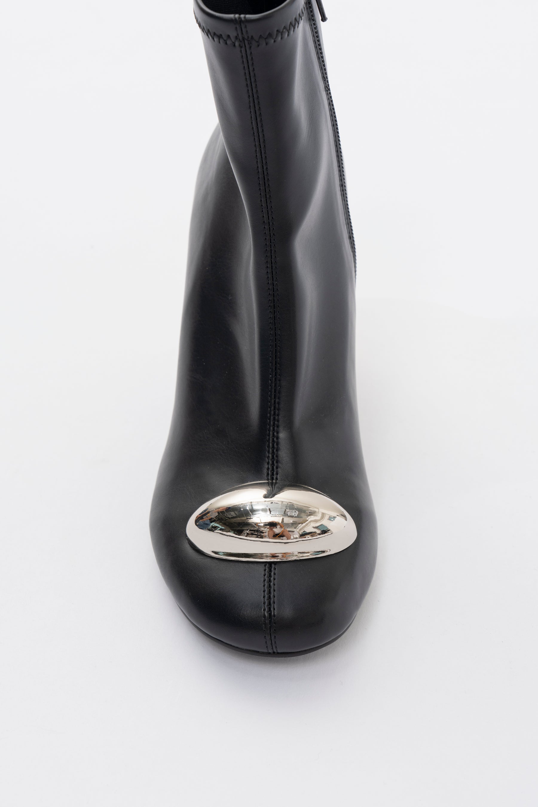 Metal Heel Stretch Short Boots - 2025 WINTER