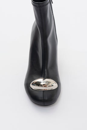 Metal Heel Stretch Short Boots - 2025 WINTER