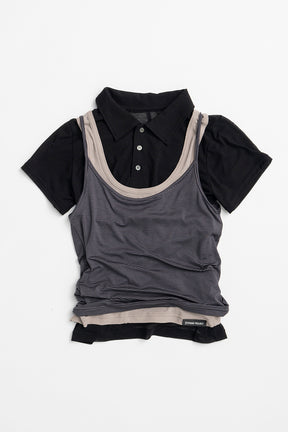 Layered Polo Shirt - 26SUMMER