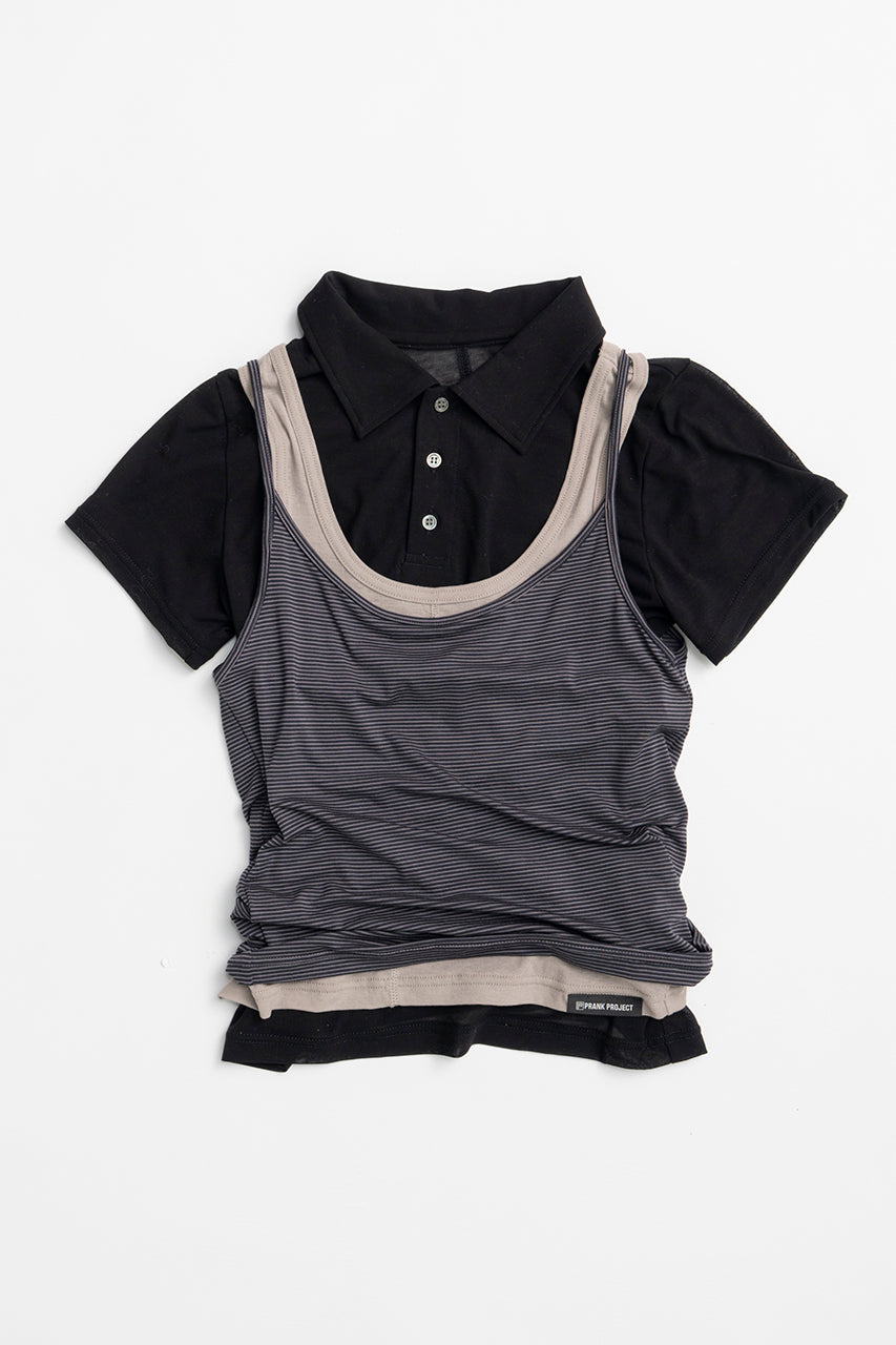 Layered Polo Shirt - 26SUMMER
