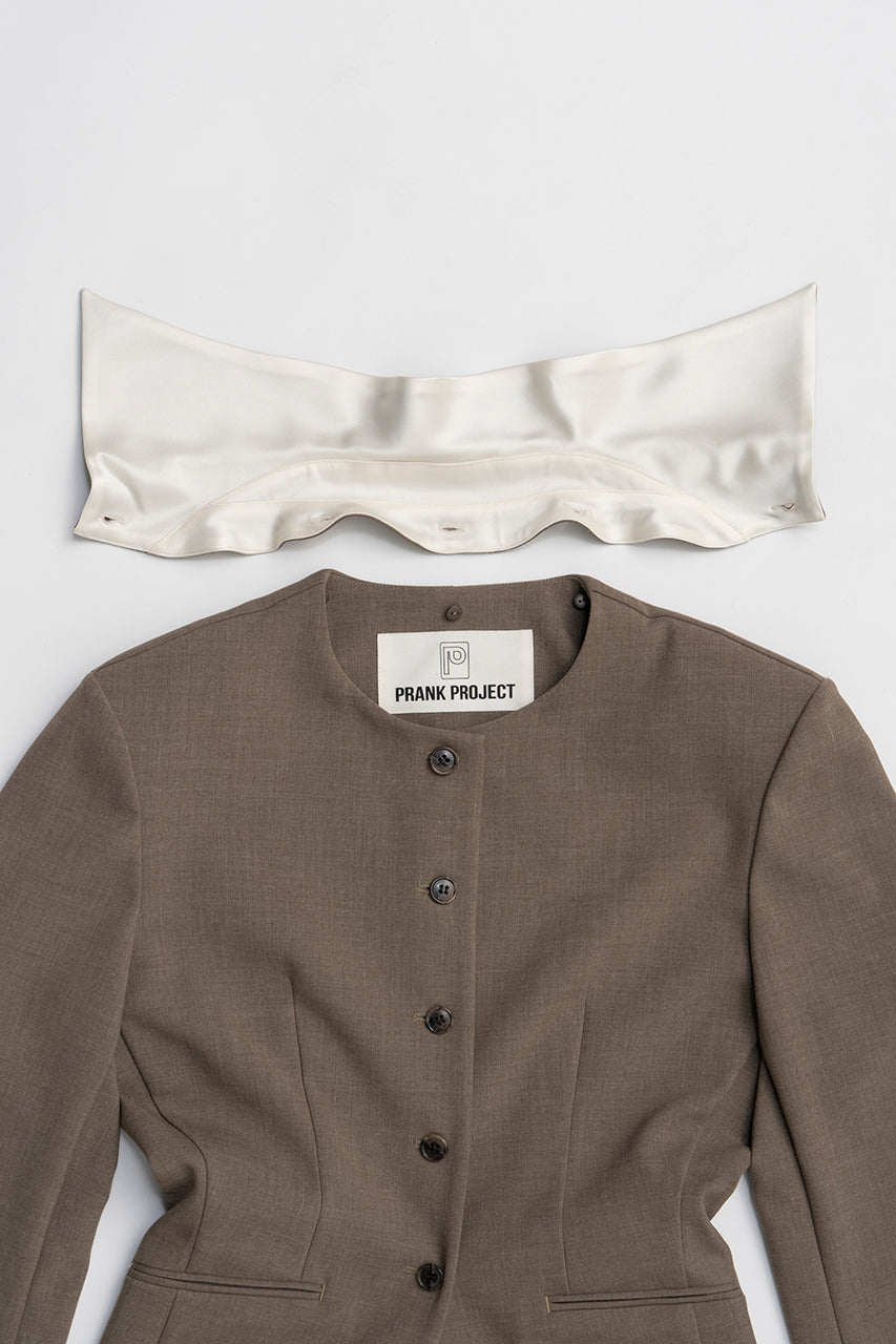 Detachable Collar Jacket - 2026 SPRING