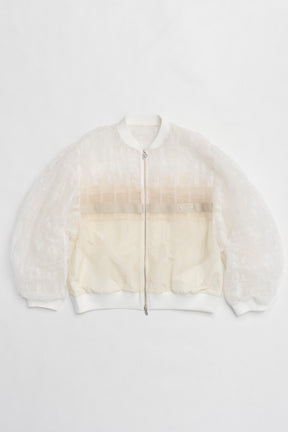 【25 SPRING PRE ORDER】Shirring Lace Blouson