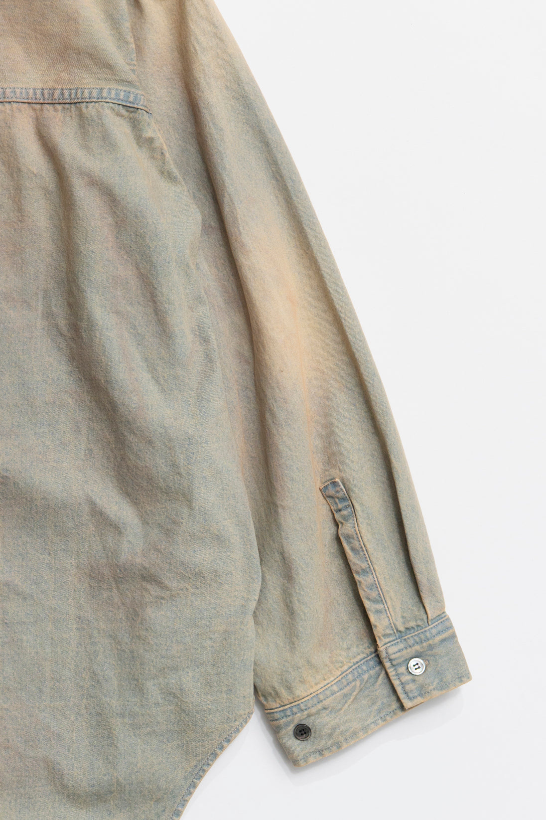 Denim Hooded Shirt - 2026 SPRING