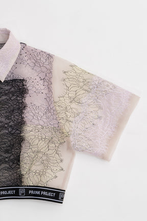 【24SUMMER PRE ORDER】Lace Tape Shirt