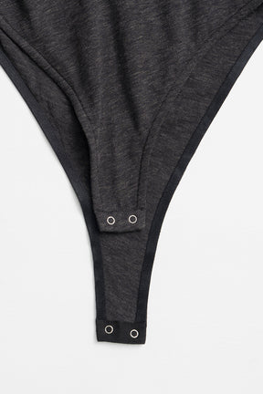 Double Collar Polo Bodysuit