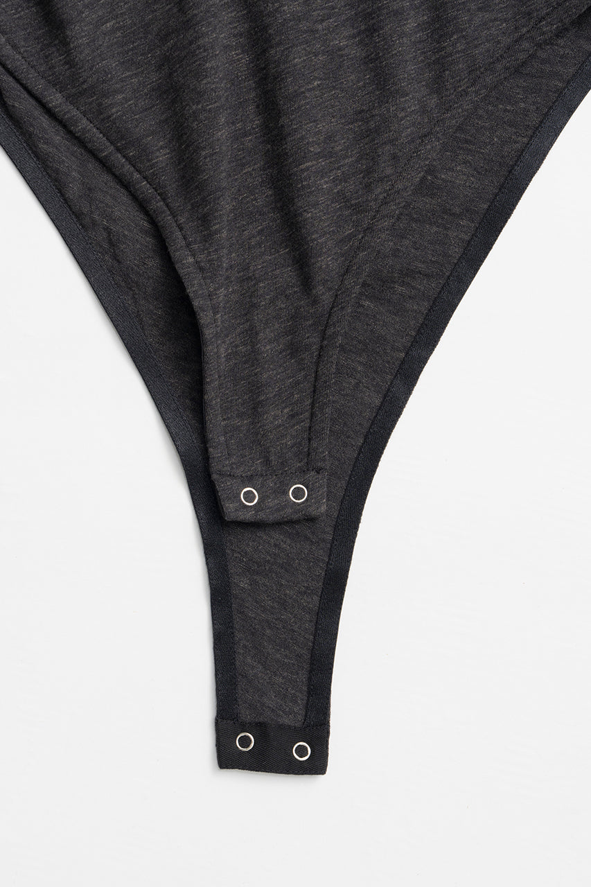 Double Collar Polo Bodysuit