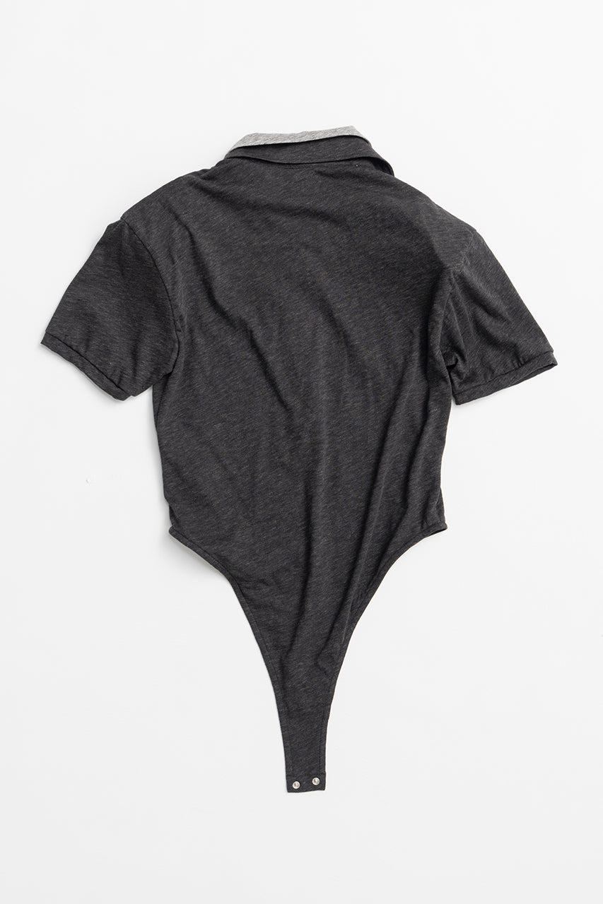 Double Collar Polo Bodysuit