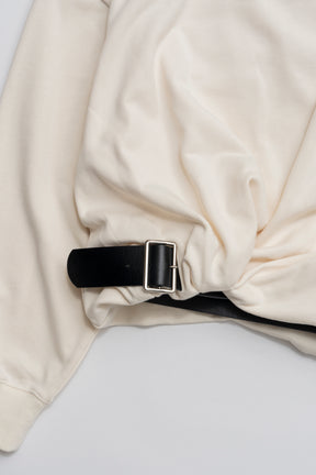 Twisted Belted Sweatshirt - 2026 SPRING