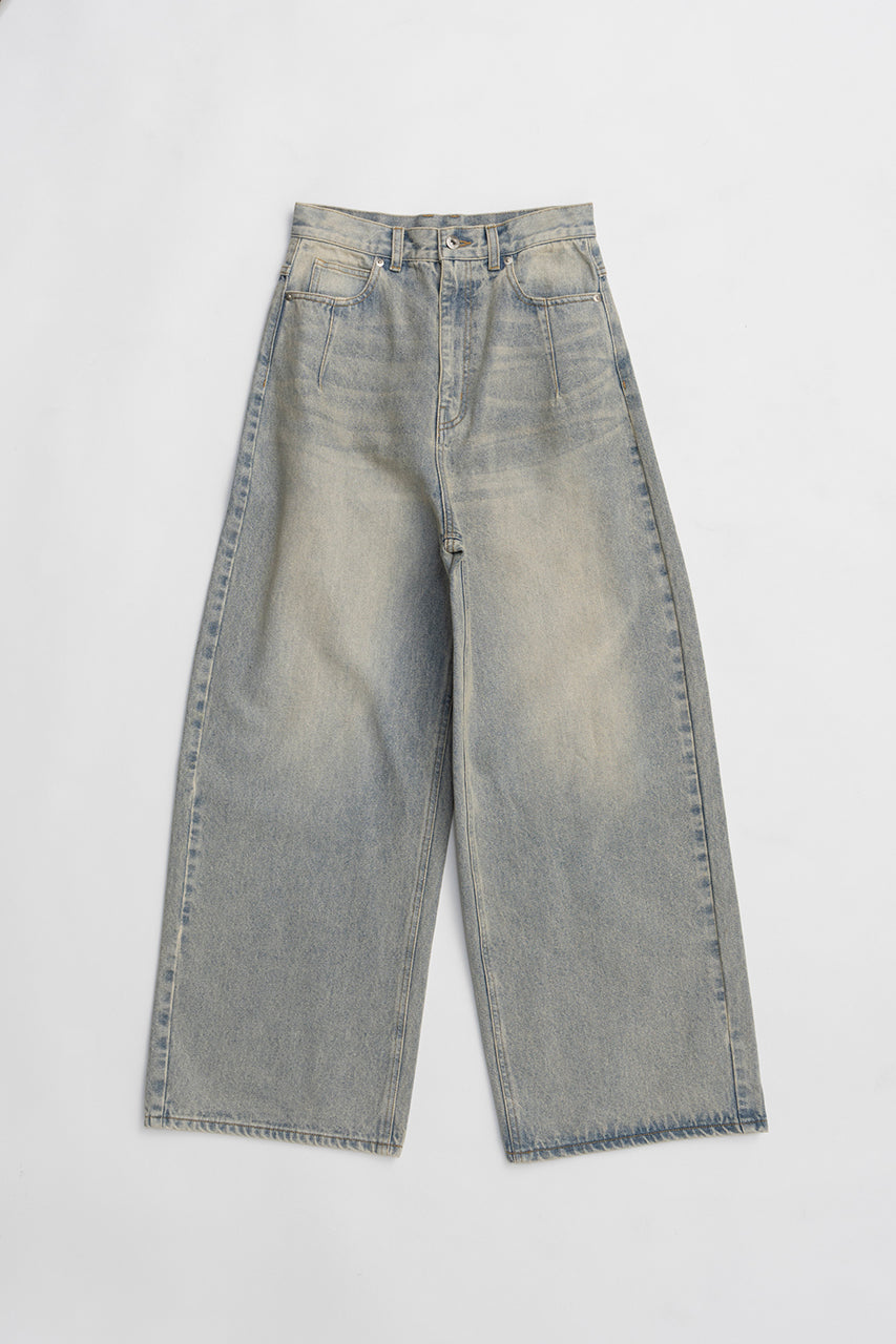 Tulle Skirt Layered Denim - 2026 SPRING