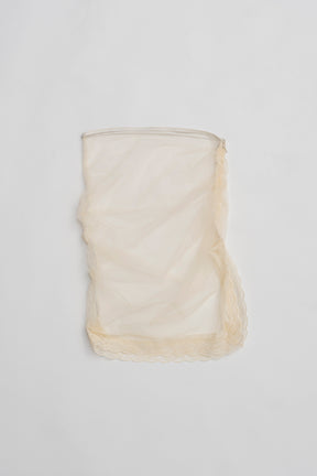 Tulle Skirt Layered Denim - 2026 SPRING