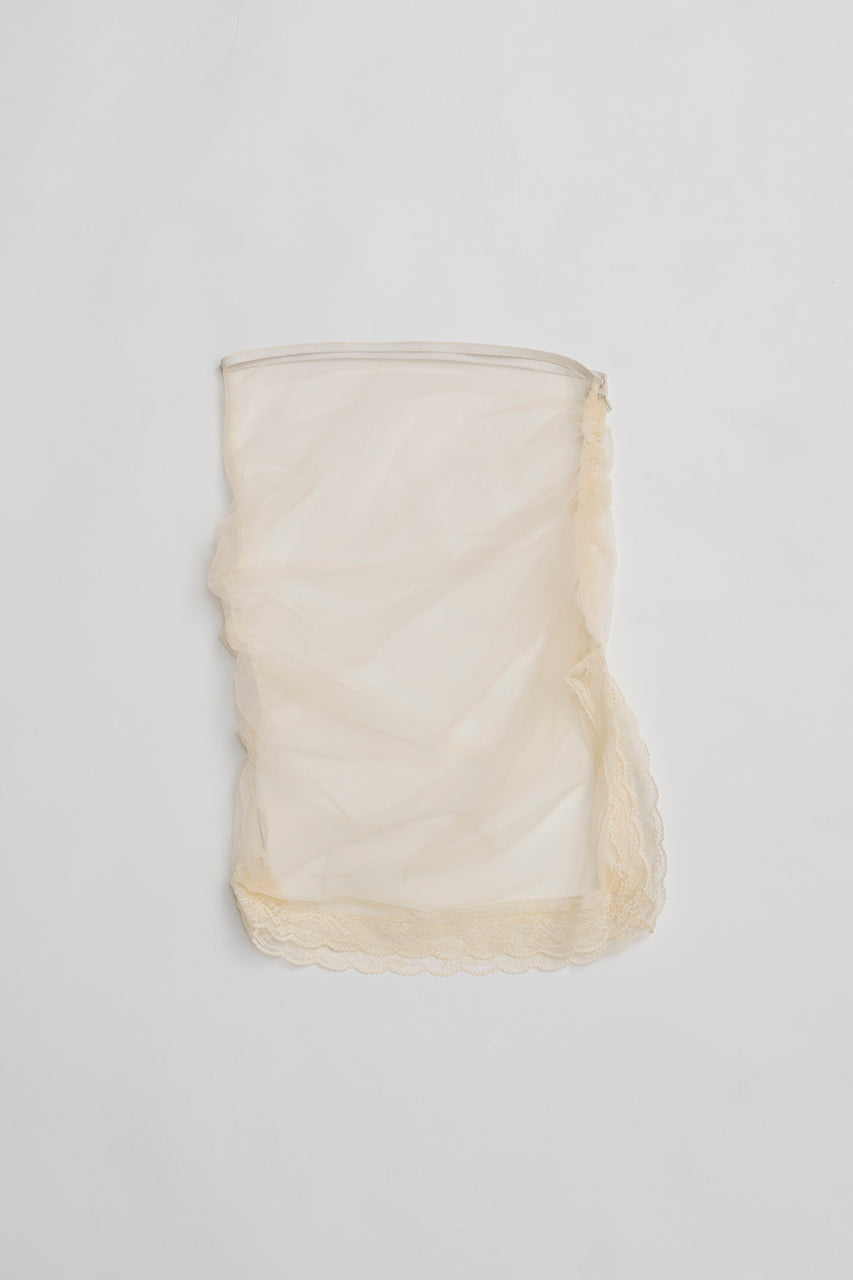 Tulle Skirt Layered Denim - 2026 SPRING