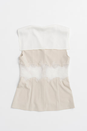 Lace Combo Sailor Gilet - 26SUMMER