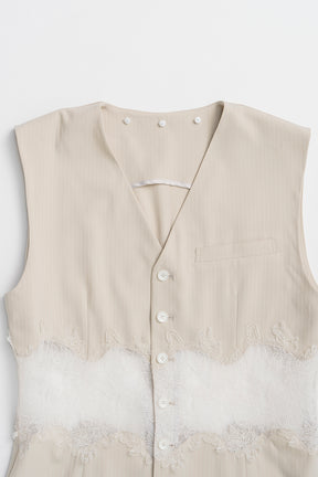 Lace Combo Sailor Gilet - 26SUMMER
