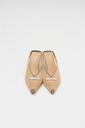 Wedge-Sole Cut Mules - 2026 SPRING