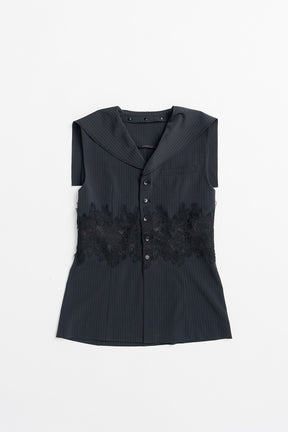 Lace Combo Sailor Gilet - 26SUMMER