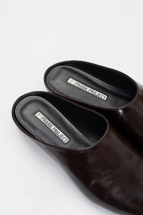 Open-Toe Metal Flat Mules - 2026 SPRING