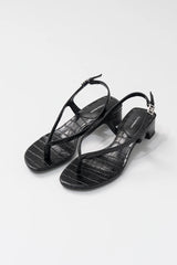 Low Heel Thong Sandals