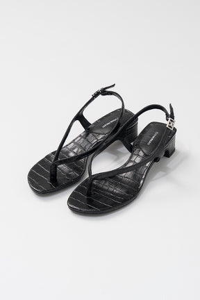 Low Heel Thong Sandals - 26SUMMER