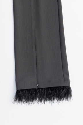 Feather Hem Pants - 2025 AUTUMN