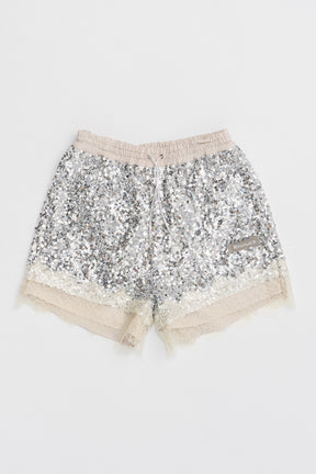 [24Autumn PRE ORDER] Spangle Lace Short Pants