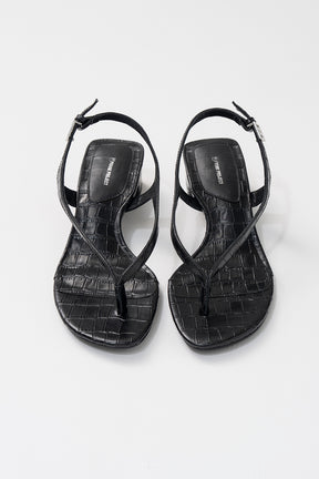 Low Heel Thong Sandals - 26SUMMER