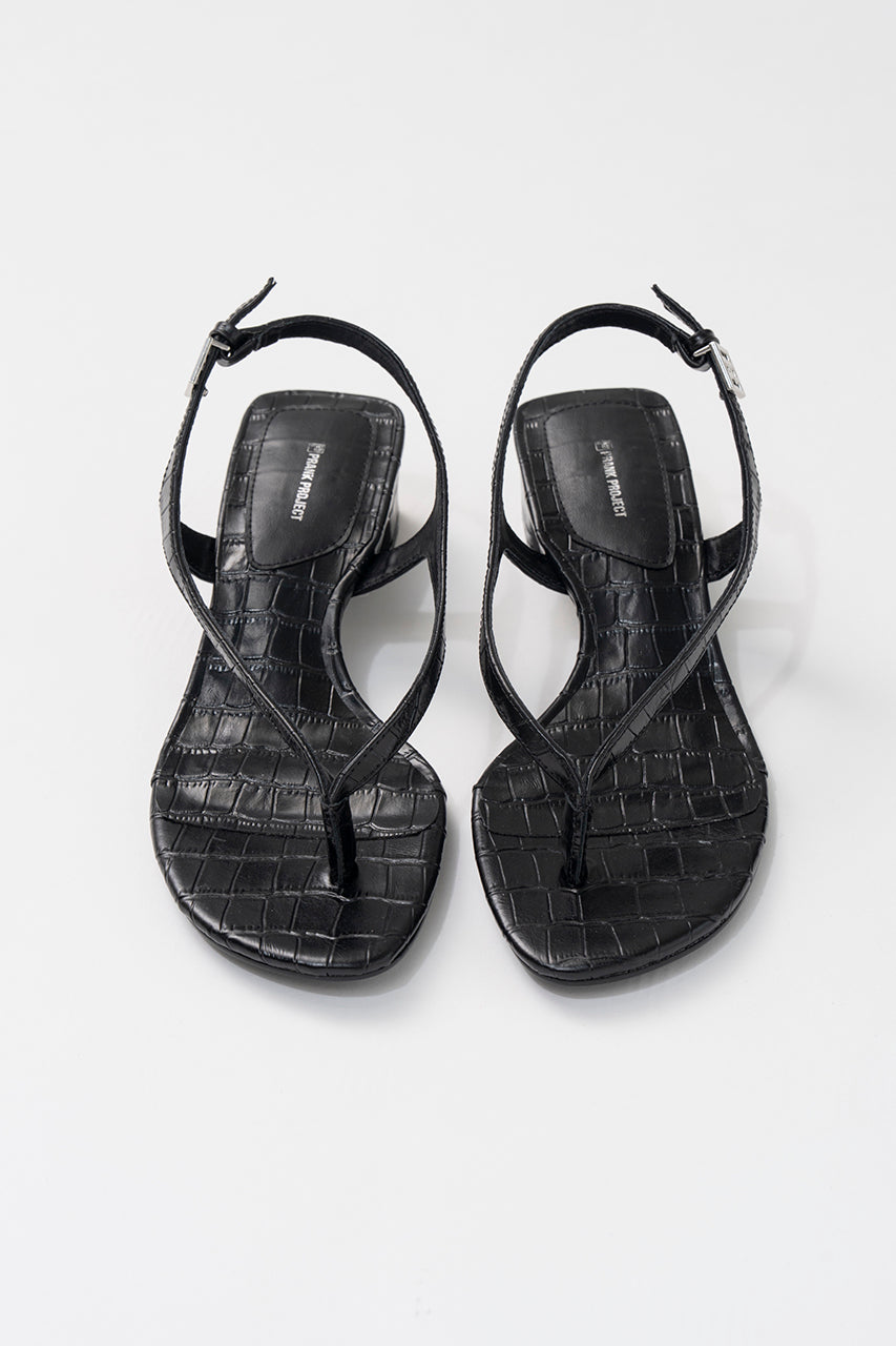 Low Heel Thong Sandals - 26SUMMER