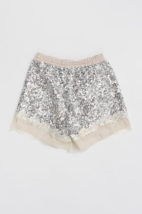 [24Autumn PRE ORDER] Spangle Lace Short Pants