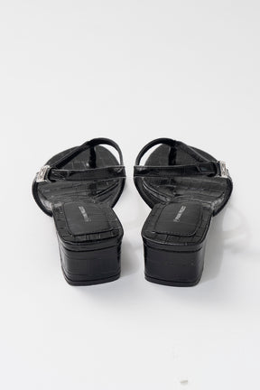 Low Heel Thong Sandals - 26SUMMER