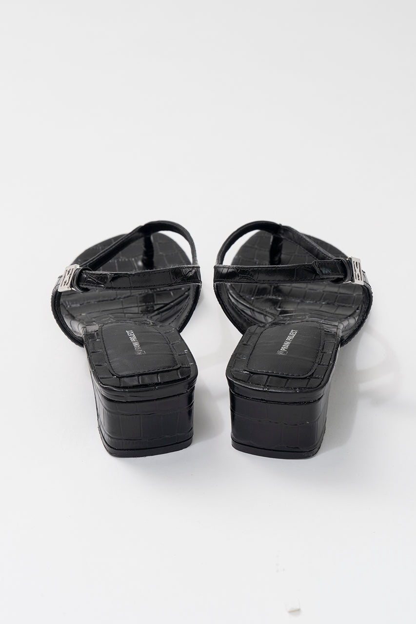 Low Heel Thong Sandals - 26SUMMER