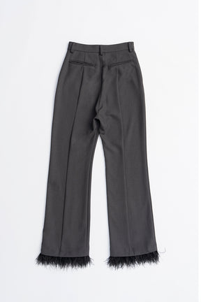 Feather Hem Pants - 2025 AUTUMN