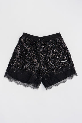 [24Autumn PRE ORDER] Spangle Lace Short Pants