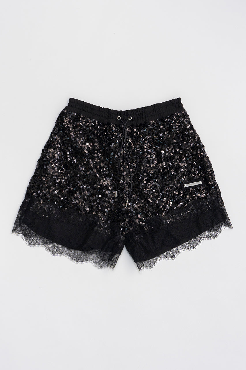 [24Autumn PRE ORDER] Spangle Lace Short Pants