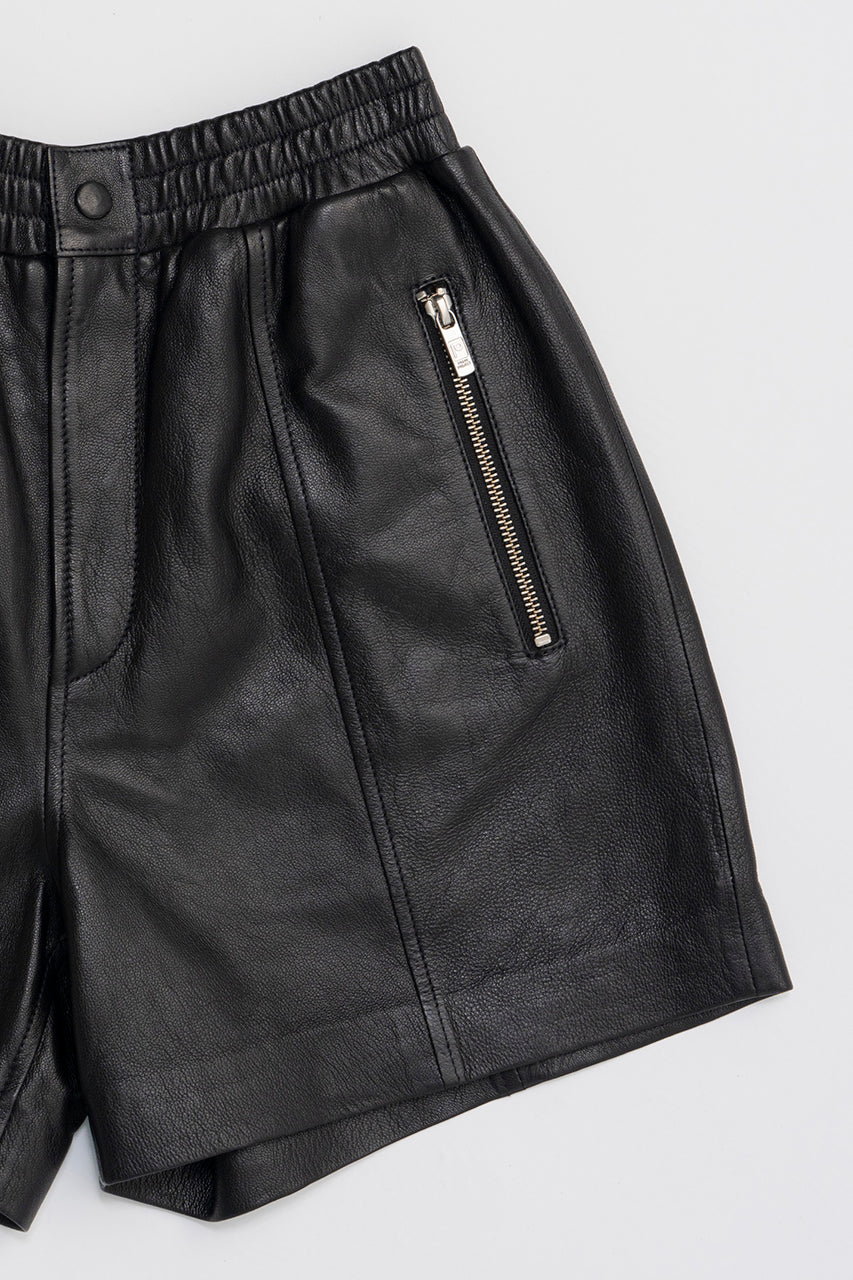 [24Autumn PRE ORDER] LEATHER SHORTS