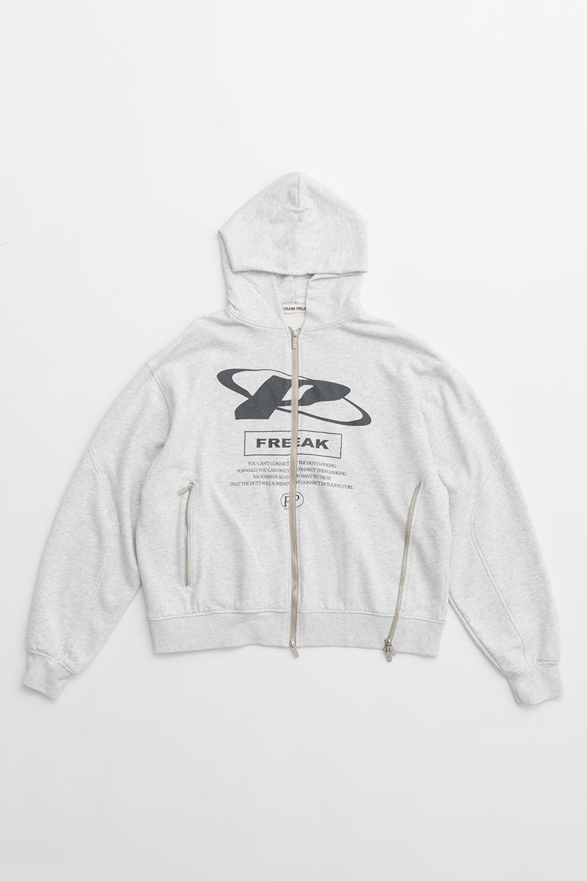 [24Autumn PRE ORDER] FREAK DOUBLE ZIP HOODIE