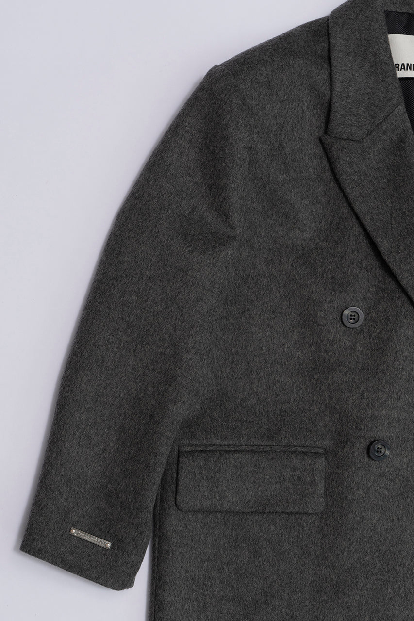 [Weboff Part number] Cashmere Beaver Double Chester Coat