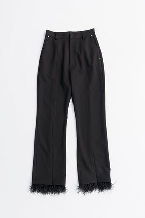 Feather Hem Pants - 2025 AUTUMN