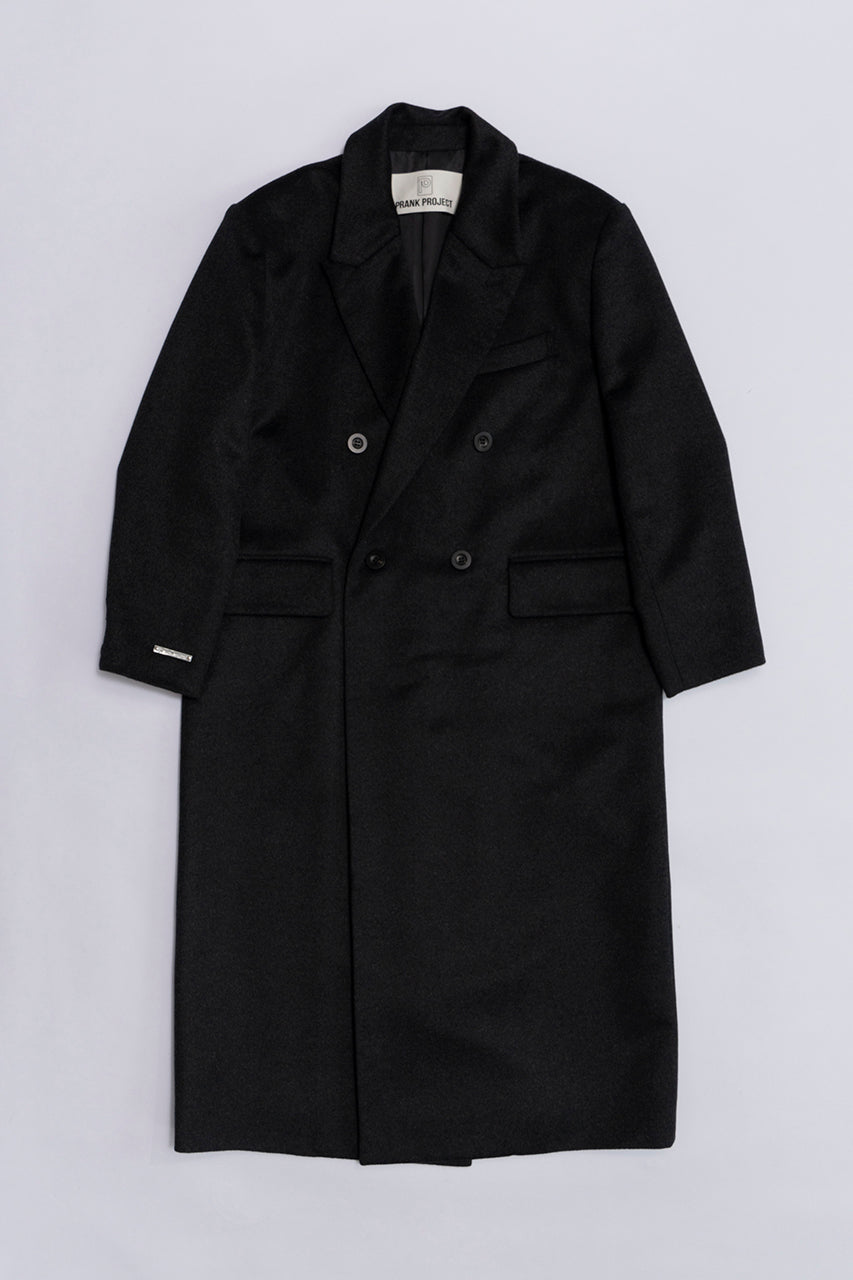 Cashmere Beaver Double Chester Coat
