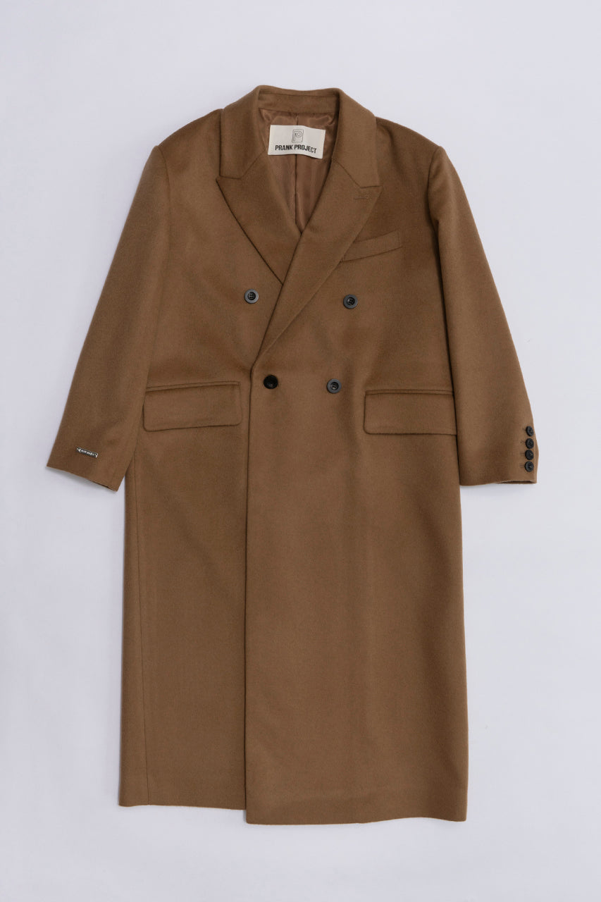 【SALE】Cashmere Beaver Double Chester Coat