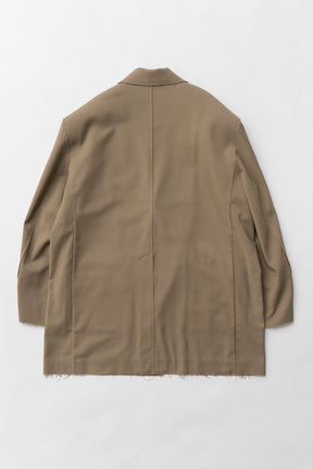 【25 SPRING PRE ORDER】Raw Edge Oversized Jacket