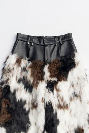 Fur Trim Pants - 2025 AUTUMN